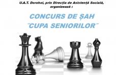 Direcția de Asistență Socială Dorohoi organizează concursul de șah „Cupa seniorilor”