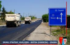 Asfaltare finalizată pe Lotul 1 din Drumul Strategic - FOTO