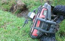 Femeie din Dorohoi rănită într-un accident după ce a intrat cu ATV-ul într-un copac