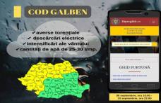Alertă meteo COD GALBEN de instabilitate atmosferică accentuată în județul Botoșani