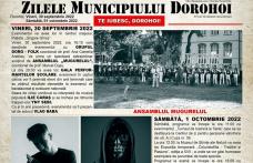 Zilele Municipiului Dorohoi 2022 – Vezi programul complet al evenimentelor!
