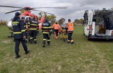 Bărbat din Șendriceni preluat de urgență de elicopterul SMURD de la Dorohoi