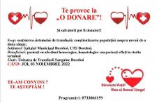 UTS Dorohoi: Implică-te în campania „Te provoc la o donare!” Facem bine împreună!