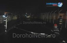 Pompierii au intervenit de urgență după ce o autoutilitară a rupt o conductă de gaz din Dorohoi - FOTO