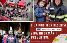 13 iunie: Ziua Informării Preventive - Detașamentele de Pompieri Botoșani și Dorohoi își deschid porțile