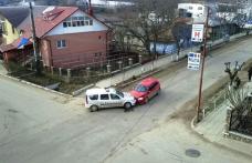 Mașina poliției implicată într-un accident în timpul unei misiuni
