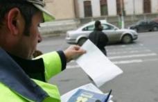 Zeci de pietoni sancţionaţi contravenţional de poliţişti