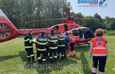 Bărbat aflat în stare gravă preluat de elicopterul SMURD – FOTO