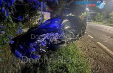 Accident la ieșirea din Dorohoi! Două mașini s-au izbit frontal după o depășire neglijentă - FOTO