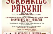 Orchestra „Mugurelul” asigură acompaniamentul participanților din cadrul concursului „Moștenite din Bătrâni”, Vorona