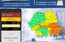 Avertizare meteo! Cod Galben de instabilitate atmosferică - ninsoare