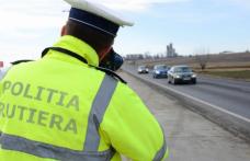 Tânăr de 23 de ani, cu permisul suspendat, prins de aparatul radar cu o viteză de peste 130 de km/h