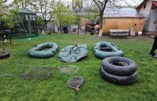Peste 30 de kilometri de plase monofilament confiscate de la persoane bănuite de braconaj piscicol - FOTO