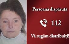 Poliția în alertă! Femeie de 56 de ani, dispărută de 3 zile de acasă. Dacă o vezi, sună la 112