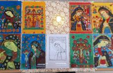 Atelier de pictură pe sticlă la Școala Profesională Specială „Ion Pillat” Dorohoi - FOTO