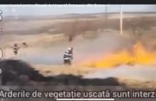 Locuință din Broscăuți salvată de pompieri din calea flăcărilor aprinse pentru distrugerea resturilor vegetale