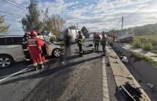 Patru persoane au ajuns la spital în urma unui accident produs între localitățile Hudum și Baisa - FOTO