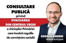 PSD îl va susține pe primarul Cosmin Andrei dacă se va organiza un referendum local privind evacuarea chiriașilor scandalagii din Centrul Vechi