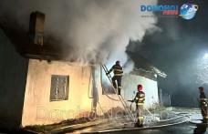 Incendiu la o clădire aflată pe Aleea Pinului din Dorohoi – FOTO