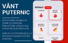 Atenționare tip cod galben de intensificări ale vântului pentru județul Botoșani