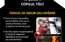 „Un cămin sigur pentru copilul tău” – Nu lăsați la îndemâna copiilor vase cu lichid fierbinte