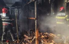 Pagube însemnate după un incendiu izbucnit în camera centralei a unei case