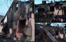 O familie cu 11 copii din Bucecea, pe drumuri după ce casa lor a ars din temelii. Unul dintre copii şi-a salvat fraţii şi părinţii