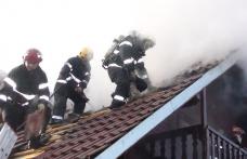 Casă din Concești în pericol din cauza unui incendiu izbucnit în jurul coșului de fum