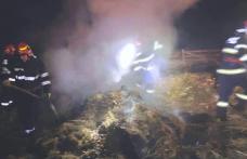 Zece tone de furaje distruse în urma unui incendiu, la Leorda