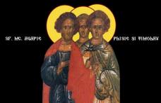 SINAXAR – 15 Martie – Sfinţii Mucenici Agapie, Plisie şi Timolau (Pomenirea celor adormiți)