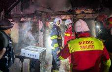 Tragic! Femeie de 46 de ani găsită decedată într-o anexă cuprinsă de flăcări