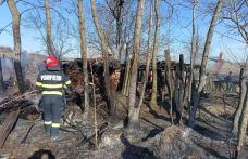 Incendiu puternic într-o gospodărie din Copălău. Proprietara a suferit un atac de panică