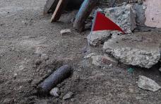 Proiectil găsit de un bărbat în curtea casei