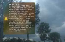 COD PORTOCALIU de intensificări ale vântului în județul Botoșani. Cetățenii avertizați prin mesaj RO-ALERT
