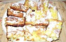 Plăcintă creață cu brânză dulce și stafide