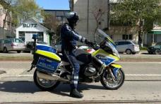 Polițiștii rutieri botoșăneni, în trafic pe motocicletă