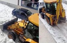Grindină masivă în Spania, în a doua zi a lunii mai. Au fost scoase excavatoare pe străzi pentru a îndepărta depunerile masive