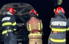 Garaj cuprins de flăcări la Cătămărăști Deal. O mașină și o bicicletă electrică distruse în incendiu