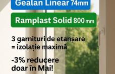 Descoperă noile profile din portofoliul Design Aur Therm. Doar în luna Mai: primești 3% reducere la ferestrele și ușile comandate!