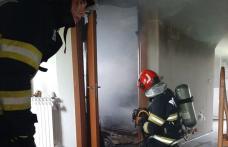 Bucătăria unei locuințe din Pădureni cuprinse de flăcări. Pompierii dorohoieni au intervenit