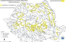 COD GALBEN: Risc de inundații pe pe râul Jijia și afluenții acestuia