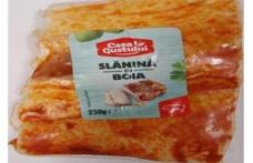 Alertă alimentară! Slănină cu boia, contaminată cu o bacterie periculoasă, retrasă de la vânzare din magazinele Penny