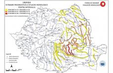Cod galben și risc de inundații pe râurile Jijia și Prut până miercuri