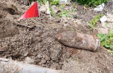 Proiectil descoperit într-o gospodărie din Ungureni