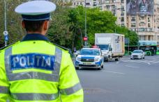 Auto neînmatriculat depistat în trafic de polițiști pe Calea Națională