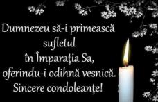 Sincere condoleanțe pentru pierderea MAMEI