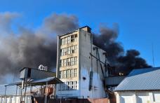 Incendiu izbucnit la un depozit de cereale din Dorohoi