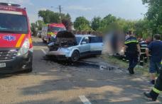 Accident la Dorobanți! Trei persoane au ajuns la spital după impactul dintre două mașini