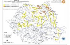 Cod GALBEN și PORTOCALIU de inundații pe râul Jijia și afluenții acestuia