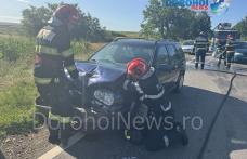 Accident între Văculești și Saucenița! Două mașini au fost avariate din cauza unei căprioare